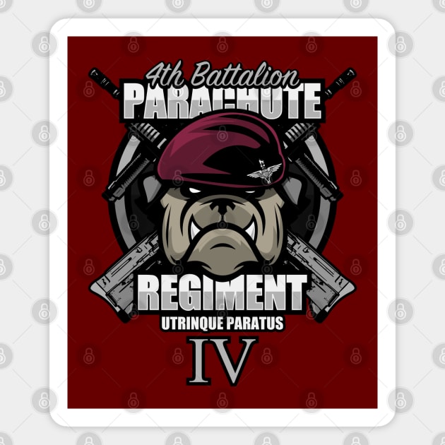 Parachute Regiment - 4th Battalion Magnet by TCP